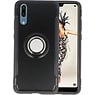 Armor TPU Case Ring Holder para Huawei P20 Black