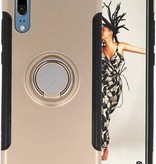 Armor TPU Case Ringhalter für Huawei P20 Gold