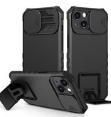 Window - Stand Back Cover for iPhone SE 2020 / 8 / 7 Black