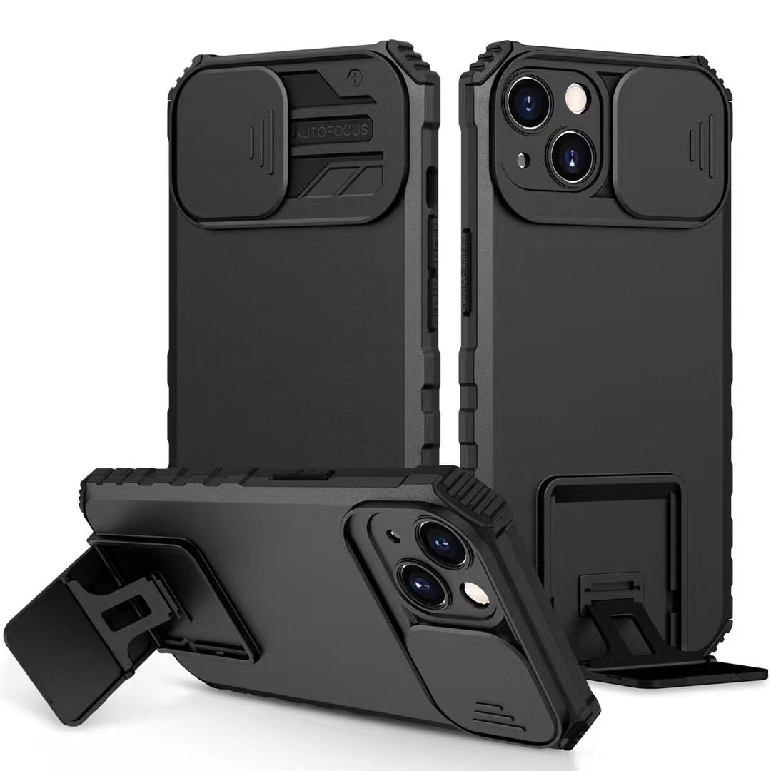 Window - Stand Back Cover pour iPhone XR Noir