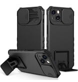 Window - Carcasa trasera con soporte para iPhone Xs - X Black