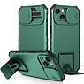 Window - Stand Backcover pour iPhone Xs - X Vert Foncé