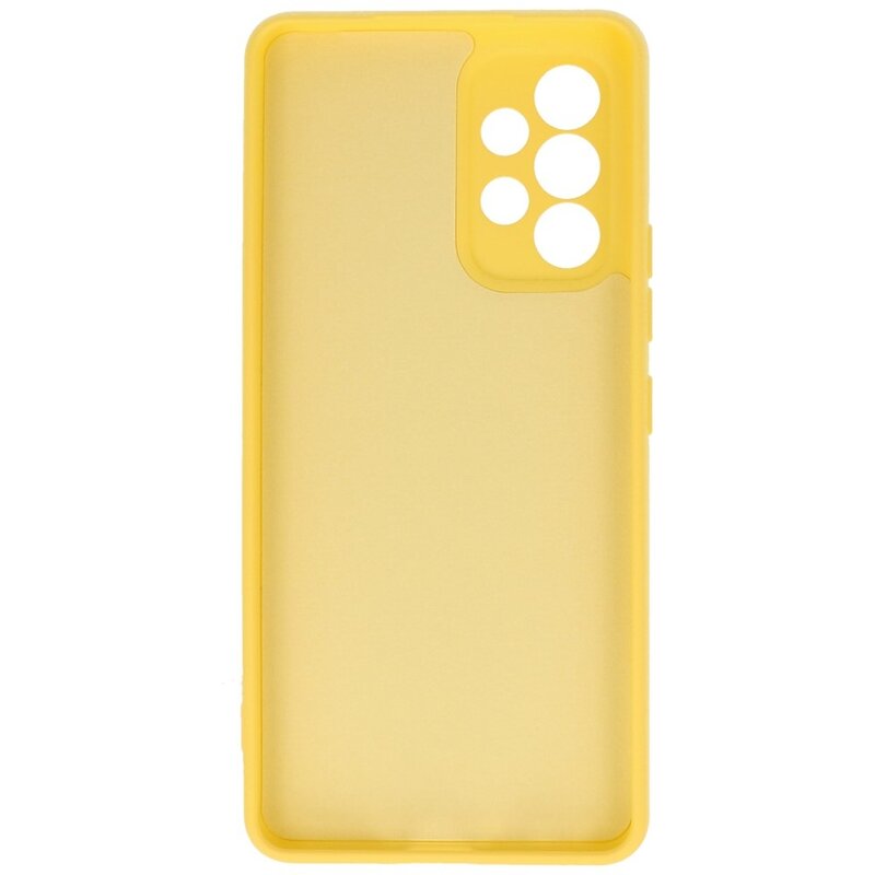 Custodia in TPU colore moda Samsung Galaxy A23 gialla