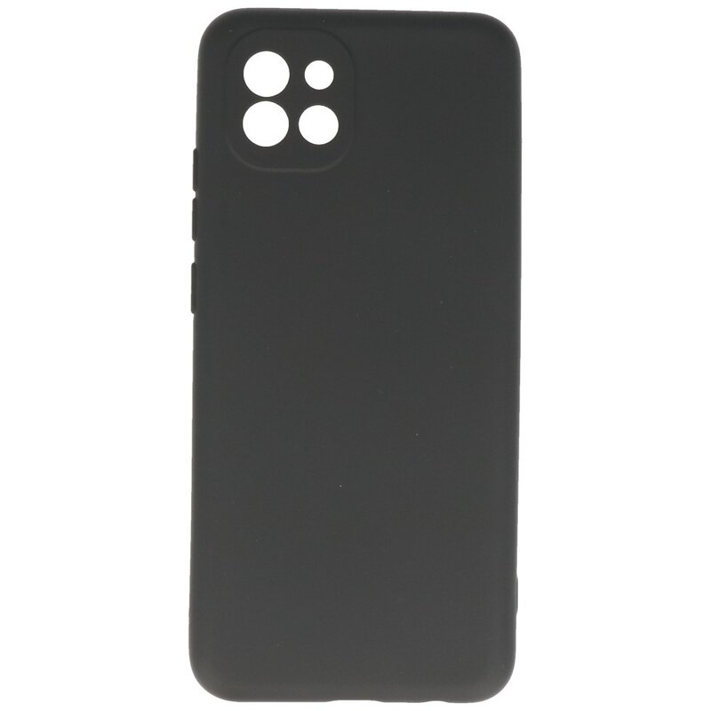 Fashion Color TPU Hülle Samsung Galaxy A03 Schwarz