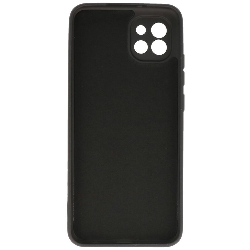 Fashion Color TPU Hoesje Samsung Galaxy A03 Zwart