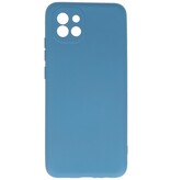 Funda TPU Color Moda Samsung Galaxy A03 Azul Marino