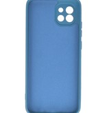 Fashion Color TPU Hoesje Samsung Galaxy A03 Navy