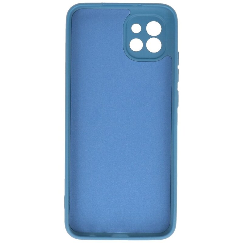 Fashion Farbe TPU Hülle Samsung Galaxy A03 Navy