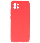 Fashion Color TPU Hoesje Samsung Galaxy A03 Rood