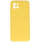 Fashion Color TPU Case Samsung Galaxy A03 Yellow