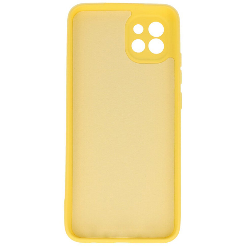 Fashion Color TPU-cover Samsung Galaxy A03 Gul