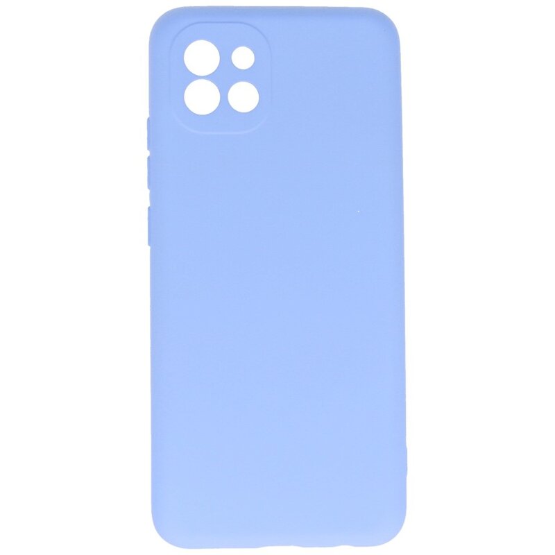 Fashion Color TPU Hoesje Samsung Galaxy A03 Paars