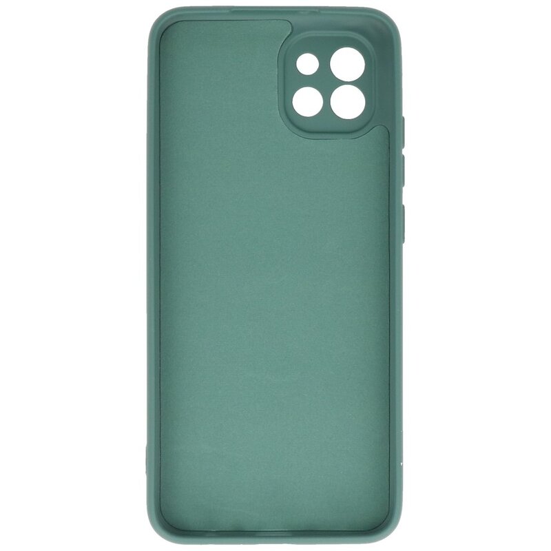 Coque TPU Fashion Color Samsung Galaxy A03 Vert Foncé