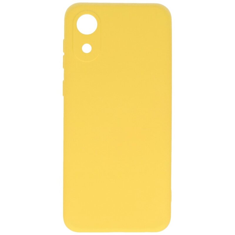 Funda TPU Color Moda Samsung Galaxy A03 Core Amarillo