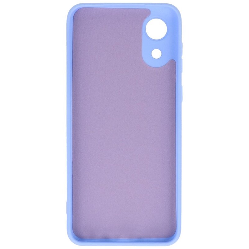 Fashion Farbe TPU Hülle Samsung Galaxy A03 Core Lila