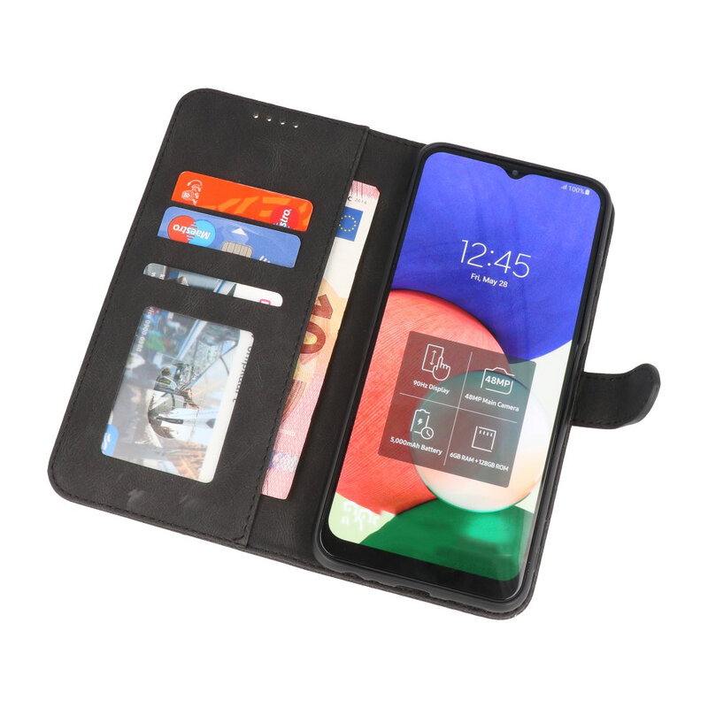 Custodie a portafoglio Custodia per Samsung Galaxy A33 5G nera