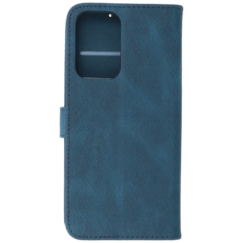 Wallet Cases Hoesje voor Samsung Galaxy A33 5G Blauw