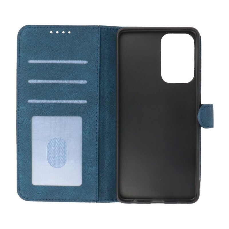 Wallet Cases Hoesje voor Samsung Galaxy A33 5G Blauw