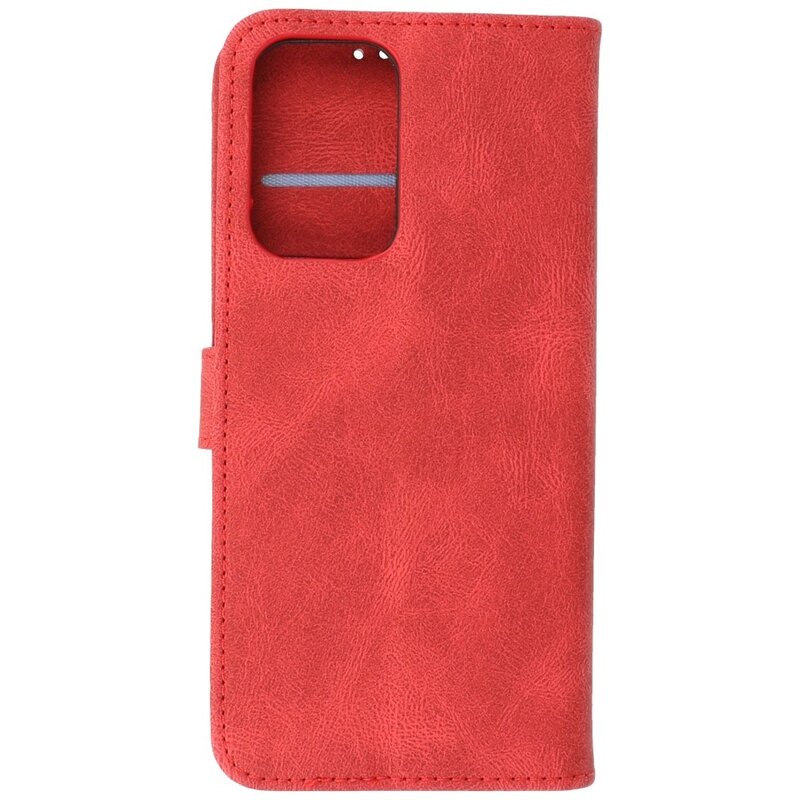 Wallet Cases Hoesje voor Samsung Galaxy A33 5G Rood