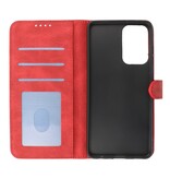 Custodia a portafoglio per Samsung Galaxy A33 5G rossa