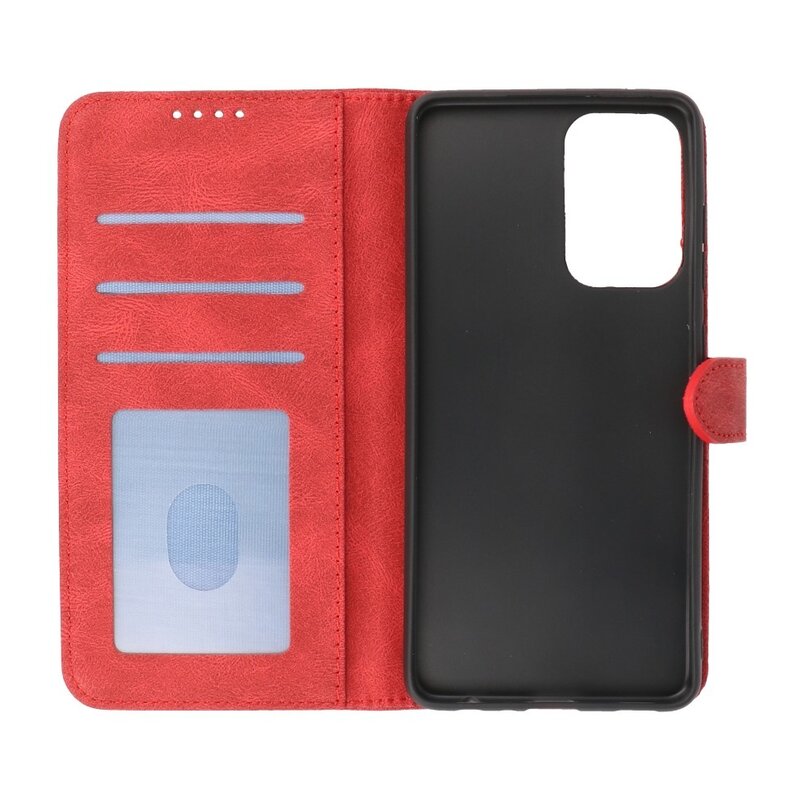 Wallet Cases Cover für Samsung Galaxy A33 5G Rot