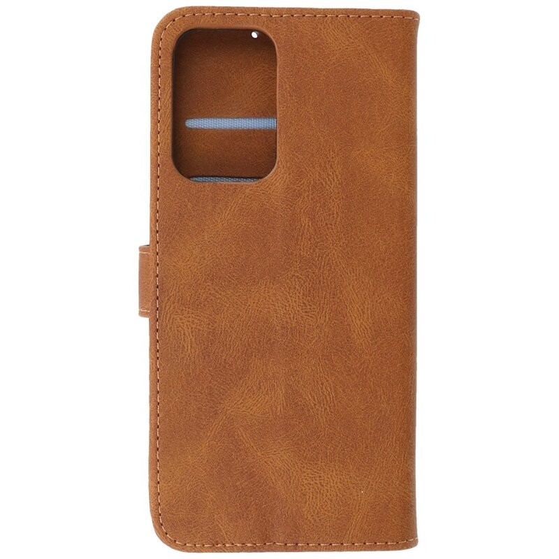 Wallet Cases Hoesje voor Samsung Galaxy A33 5G Bruin