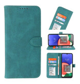 Custodia a Portafoglio Cover per Samsung Galaxy A33 5G Verde Scuro