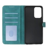 Custodia a Portafoglio Cover per Samsung Galaxy A33 5G Verde Scuro