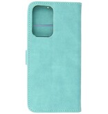 Wallet Cases Hoesje voor Samsung Galaxy A33 5G Turquoise