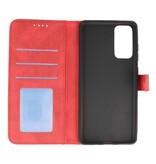 Wallet Cases Cover for Samsung Galaxy S20 FE Red