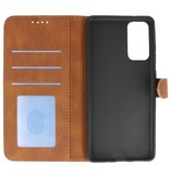 Wallet Cases Case for Samsung Galaxy S20 FE Brown