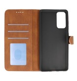 Custodie a Portafoglio Custodia per Samsung Galaxy S20 FE Marrone