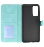 Wallet Cases Hoesje voor Samsung Galaxy S20 FE Turquoise