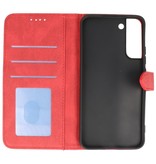 Etuis Portefeuille Etui pour Samsung Galaxy S22 Rouge