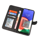 Wallet Cases Hoesje voor Samsung Galaxy S22 Plus Zwart