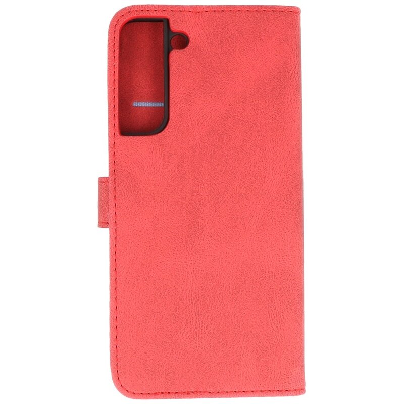 Wallet Cases Hülle für Samsung Galaxy S22 Plus Rot