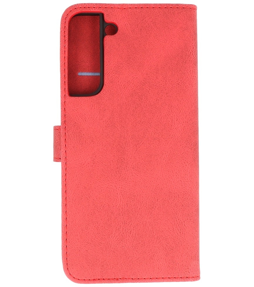 Wallet Cases Hülle für Samsung Galaxy S22 Plus Rot