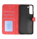 Wallet Cases Case for Samsung Galaxy S22 Plus Red