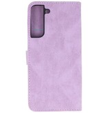 Wallet Cases Hülle für Samsung Galaxy S22 Plus Lila