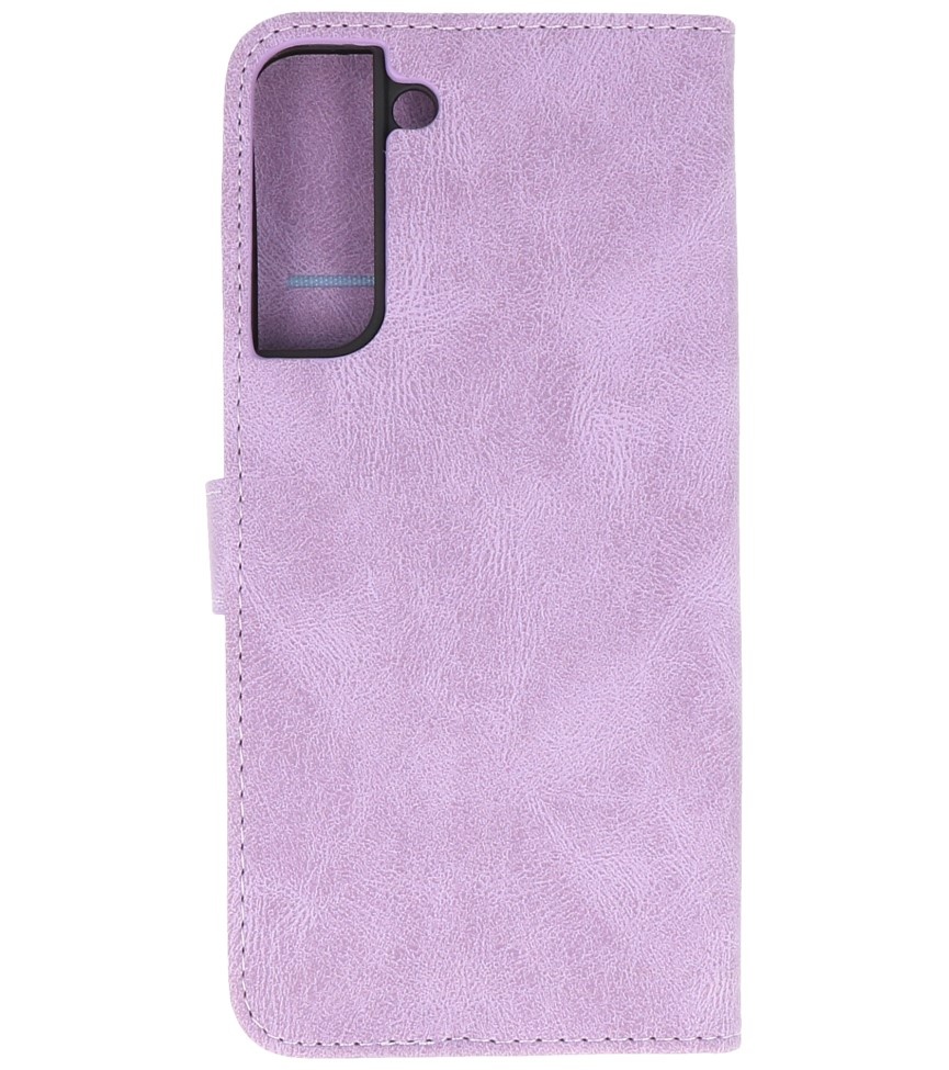 Funda tipo cartera para Samsung Galaxy S22 Plus Púrpura