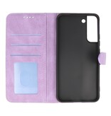 Wallet Cases Hoesje voor Samsung Galaxy S22 Plus Paars