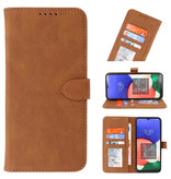 Wallet Cases Hoesje voor Samsung Galaxy S22 Plus Bruin