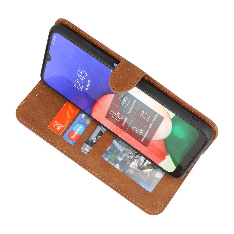 Wallet Cases Case for Samsung Galaxy S22 Plus Brown
