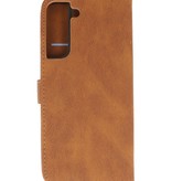 Wallet Cases Case for Samsung Galaxy S22 Plus Brown