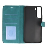 Wallet Cases Hoesje voor Samsung Galaxy S22 Plus D.Groen