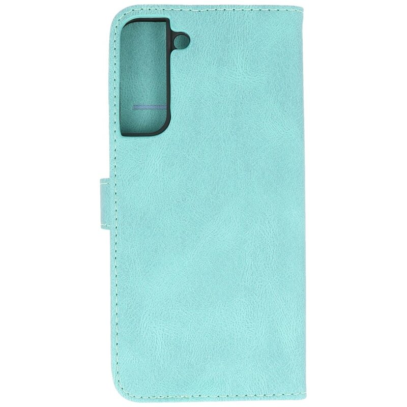 Funda tipo cartera para Samsung Galaxy S22 Plus Turquesa