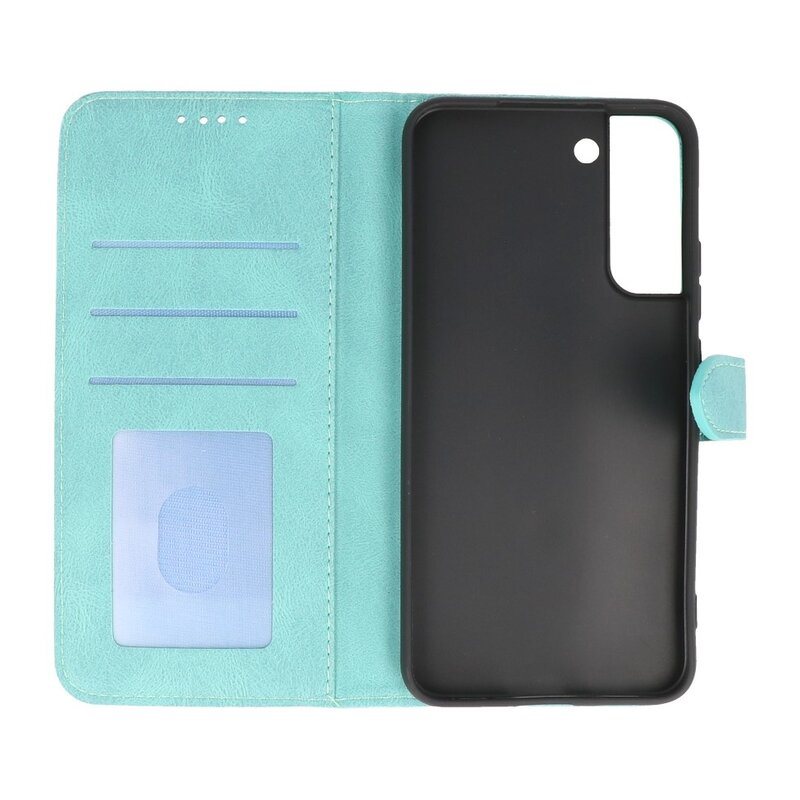 Wallet Cases Case for Samsung Galaxy S22 Plus Turquoise