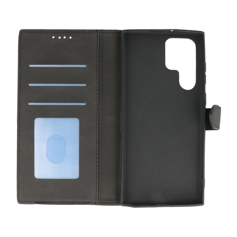 Wallet Cases Case for Samsung Galaxy S22 Ultra Black