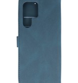 Etuis Portefeuille Etui pour Samsung Galaxy S22 Ultra Bleu