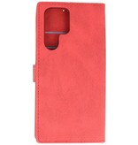 Funda tipo cartera para Samsung Galaxy S22 Ultra Red